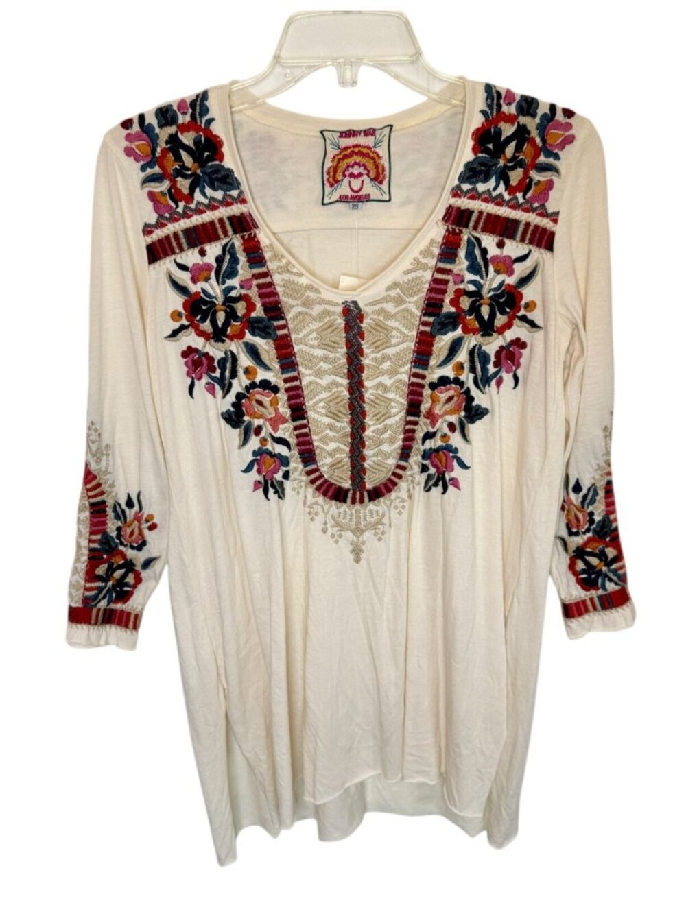 Johnny Was Claude 3/4 knit drape top Tunic NWT - Size XS - Picture 2 of 7